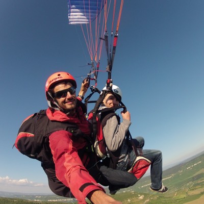 video en vol biplace parapente
