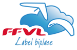 Label Biplace FFVL